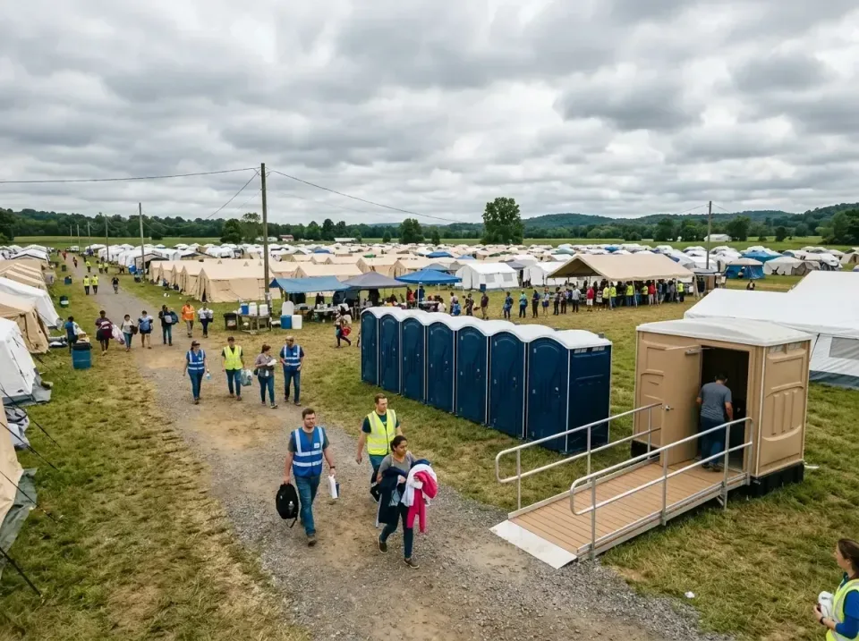 disaster-relief-camp-restrooms-010 — frequently asked questions, Dumpster & Portable Bathrooms Rental in Farmington, MO
